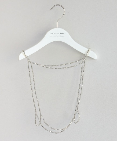 CIAOPANIC TYPY(チャオパニックティピー)の「■【OSORO】アソートハーネス(ブローチ/コサージュ・キッズ・ホワイト/シルバー・ONE SIZE)」の8枚目の写真