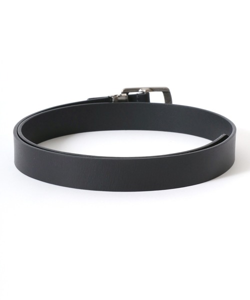 セール】Lee/リー Leather Narrow Belt/30mm 牛革 ラウンドスクエア