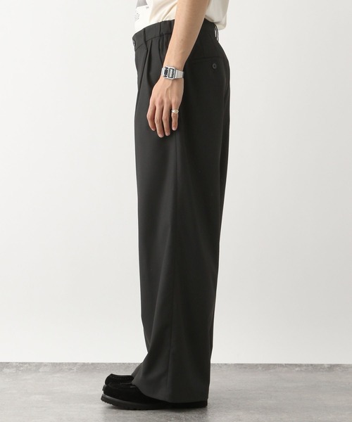 RAGEBLUE（レイジブルー）の「TR BUGGY WIDE STRAIGHT SLACKS/TRストレッチ/タックバギーストレートワイドスラックス（スラックス・メンズ・ダークグレー/ブラウン/オフホワイト/ブラック/グレー系その他/ネイビー・SMALL/MEDIUM/LARGE）」の22枚目の写真