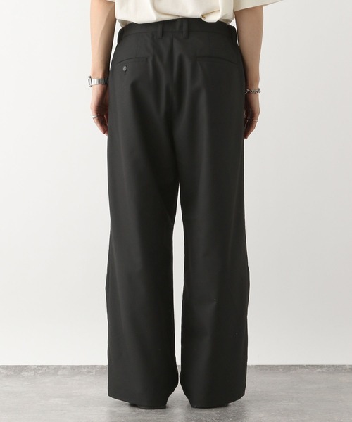 【レア】Ralph Lauren 黒 バギー ストレート ワイドスラックス ラルフローレン Ralph Lauren スラックス バギー ワイド