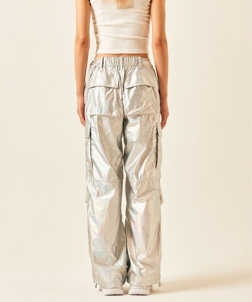 ADDYSONS(アディソンズ)の「buggy cargo pants(カーゴパンツ・レディース・ブラック/シルバー・FREE)」の12枚目の写真