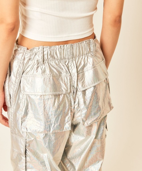 ADDYSONS(アディソンズ)の「buggy cargo pants(カーゴパンツ・レディース・ブラック/シルバー・FREE)」の16枚目の写真