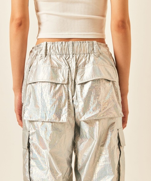 ADDYSONS(アディソンズ)の「buggy cargo pants(カーゴパンツ・レディース・ブラック/シルバー・FREE)」の17枚目の写真