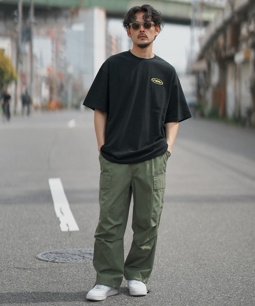 NEV(ネブ)の「【NEV SURF】別注プリント 半袖Tシャツ(Tシャツ/カットソー・メンズ・グレー系/ブラック系1/ホワイト/ブラック系/ブラック/ブルー系1/カーキ/ホワイト系1/ホワイト系・MEDIUM/SMALL/X-LARGE/LARGE)」の14枚目の写真