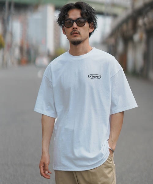 NEV(ネブ)の「【NEV SURF】別注プリント 半袖Tシャツ(Tシャツ/カットソー・メンズ・グレー系/ブラック系1/ホワイト/ブラック系/ブラック/ブルー系1/カーキ/ホワイト系1/ホワイト系・MEDIUM/SMALL/X-LARGE/LARGE)」の21枚目の写真