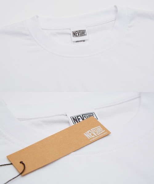 NEV(ネブ)の「【NEV SURF】別注プリント 半袖Tシャツ(Tシャツ/カットソー・メンズ・グレー系/ブラック系1/ホワイト/ブラック系/ブラック/ブルー系1/カーキ/ホワイト系1/ホワイト系・MEDIUM/SMALL/X-LARGE/LARGE)」の11枚目の写真