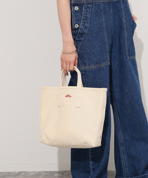 SLOBE IENA（スローブイエナ）の「DANTON/ダントン VOSGES MOYEN TOTE VOSGESMOYEN（トートバッグ・レディース・アイボリー・FREE）」の3枚目の写真