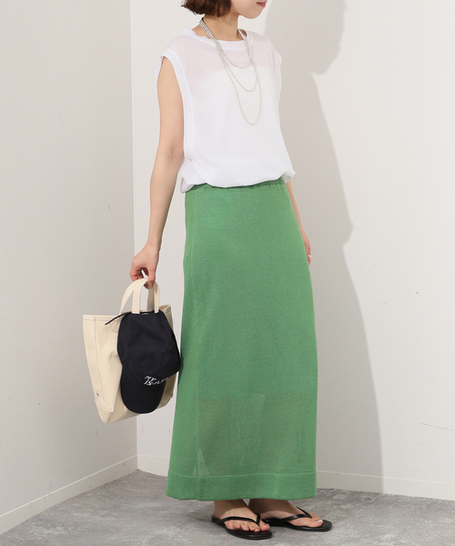 SLOBE IENA（スローブイエナ）の「DANTON/ダントン VOSGES MOYEN TOTE VOSGESMOYEN（トートバッグ・レディース・アイボリー・FREE）」の6枚目の写真