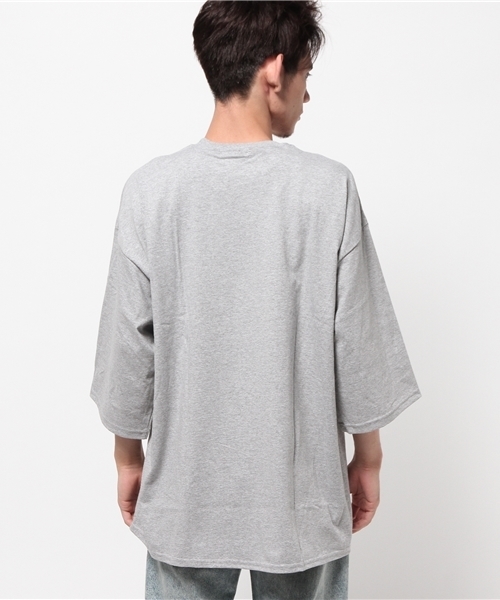 WEGO（ウィゴー）の「WEGO/ エキストラルーズポケットTシャツ（Tシャツ/カットソー・メンズ・ホワイト/杢グレー・FREE）」の5枚目の写真