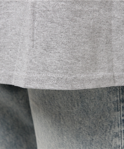 WEGO（ウィゴー）の「WEGO/ エキストラルーズポケットTシャツ（Tシャツ/カットソー・メンズ・ホワイト/杢グレー・FREE）」の9枚目の写真