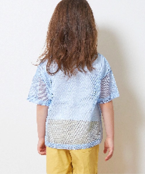 KP(ケーピー)の「メッシュ&ロゴTシャツセット(110~140)(Tシャツ/カットソー・キッズ・ラベンダー/サックスブルー・110cm/140cm/130cm/120cm)」の7枚目の写真