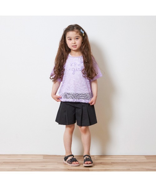 KP(ケーピー)の「メッシュ&ロゴTシャツセット(110~140)(Tシャツ/カットソー・キッズ・ラベンダー/サックスブルー・110cm/140cm/130cm/120cm)」の10枚目の写真