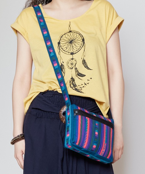 チャイハネ（チャイハネ）の「【チャイハネ】リスポーチショルダーバッグ（ショルダーバッグ・レディース・カラフル/ブルー/ブラウン/ブラック/パープル・FREE）」の17枚目の写真