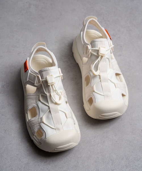 セール】【UNIVERSAL OVERALL】厚底ワークサンダル UO32 サンダル