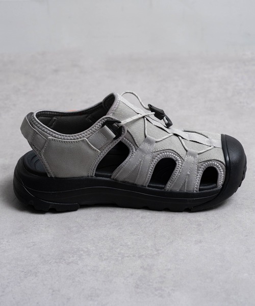 セール】【UNIVERSAL OVERALL】厚底ワークサンダル UO32 サンダル