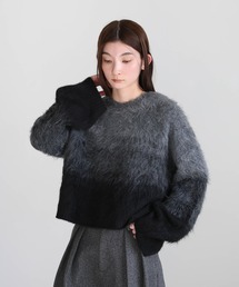 select MOCA | ツートーンシャギーニット(ニット/セーター)