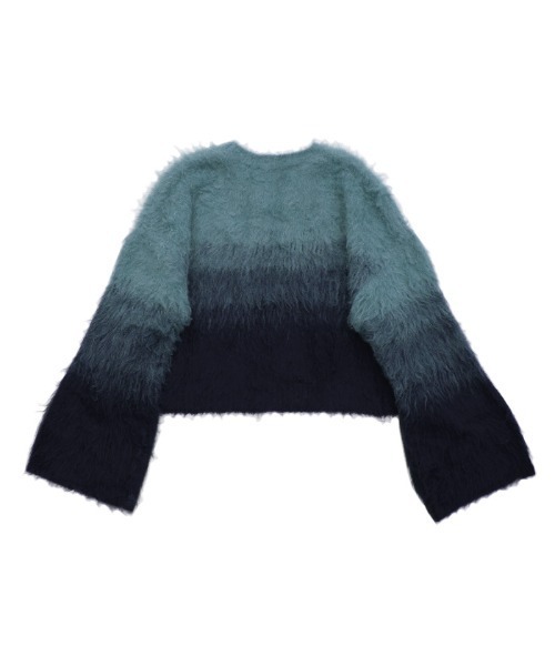 select MOCA（セレクトモカ）の「ツートーンシャギーニット（ニット/セーター・レディース・イエロー/ブラック/ブルー/ブラウン・FREE）」の15枚目の写真