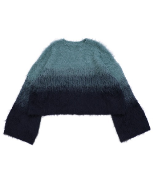 select MOCA（セレクトモカ）の「ツートーンシャギーニット（ニット/セーター・レディース・イエロー/ブラック/ブルー/ブラウン・FREE）」の13枚目の写真