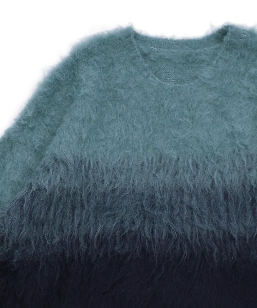 select MOCA（セレクトモカ）の「ツートーンシャギーニット（ニット/セーター・レディース・イエロー/ブラック/ブルー/ブラウン・FREE）」の16枚目の写真