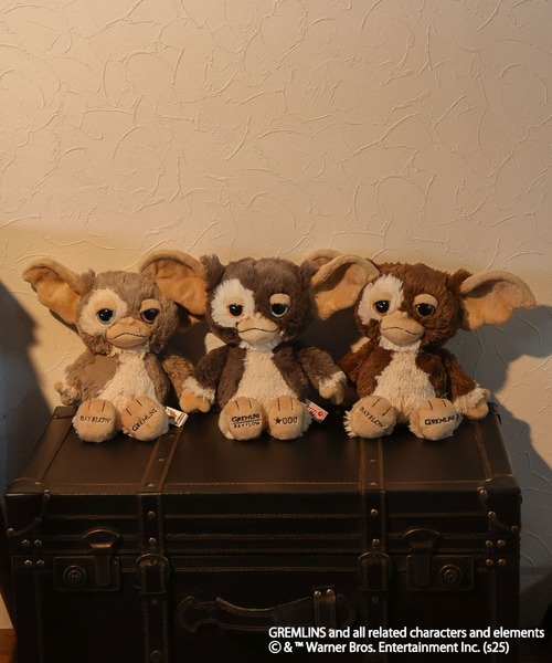 BAYFLOW NICI 40周年 1000体限定 ギズモ 25cm ブラウン BAYFLOW（ベイフロー）の「別注【GREMLINS】ギズモぬいぐるみ