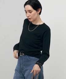 Rie Miller | シアーストレッチロンT(Tシャツ/カットソー)