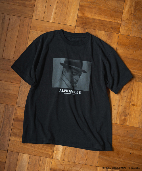 EDIFICE（エディフィス）の「Jean-Luc Godard ウォッシュ加工 プリントTシャツ（Tシャツ/カットソー・メンズ・スミクロ/マルチ/ブラック×ブラック/ブラック系その他/ブラックミックス/ブラック・MEDIUM/LARGE）」の4枚目の写真