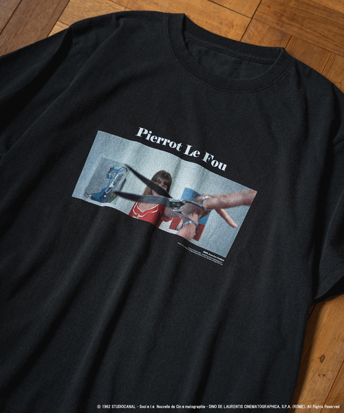 EDIFICE（エディフィス）の「Jean-Luc Godard ウォッシュ加工 プリントTシャツ（Tシャツ/カットソー・メンズ・スミクロ/マルチ/ブラック×ブラック/ブラック系その他/ブラックミックス/ブラック・MEDIUM/LARGE）」の7枚目の写真