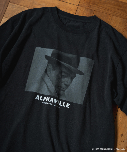 EDIFICE（エディフィス）の「Jean-Luc Godard ウォッシュ加工 プリントTシャツ（Tシャツ/カットソー・メンズ・スミクロ/マルチ/ブラック×ブラック/ブラック系その他/ブラックミックス/ブラック・MEDIUM/LARGE）」の8枚目の写真