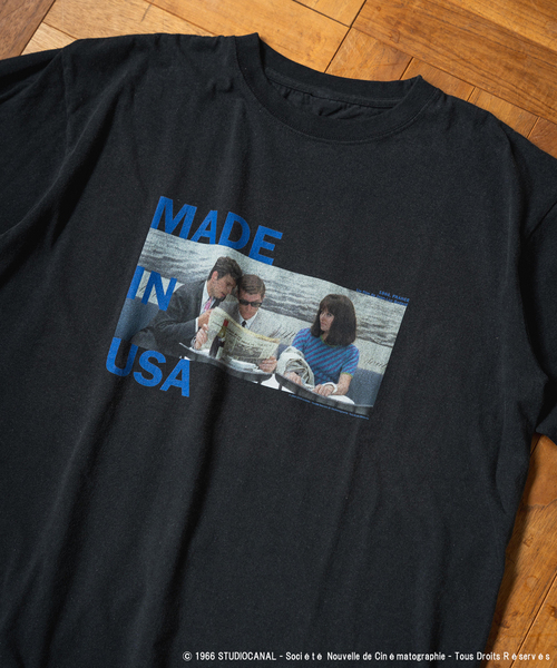 EDIFICE（エディフィス）の「Jean-Luc Godard ウォッシュ加工 プリントTシャツ（Tシャツ/カットソー・メンズ・スミクロ/マルチ/ブラック×ブラック/ブラック系その他/ブラックミックス/ブラック・MEDIUM/LARGE）」の10枚目の写真