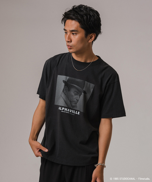 EDIFICE（エディフィス）の「Jean-Luc Godard ウォッシュ加工 プリントTシャツ（Tシャツ/カットソー・メンズ・スミクロ/マルチ/ブラック×ブラック/ブラック系その他/ブラックミックス/ブラック・MEDIUM/LARGE）」の18枚目の写真