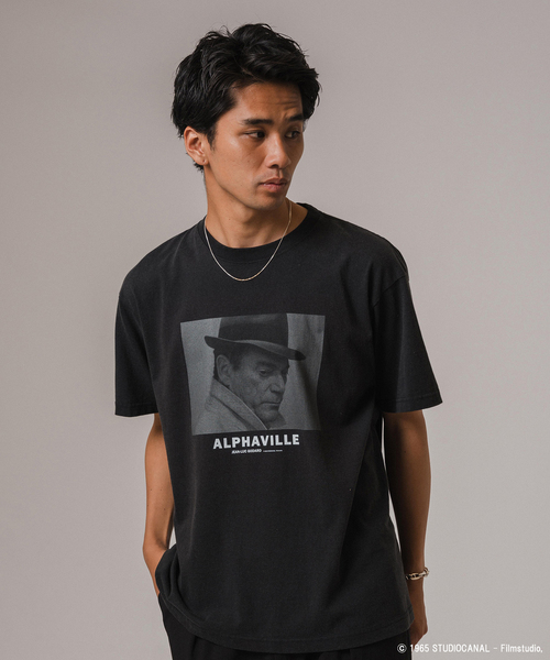 EDIFICE（エディフィス）の「Jean-Luc Godard ウォッシュ加工 プリントTシャツ（Tシャツ/カットソー・メンズ・スミクロ/マルチ/ブラック×ブラック/ブラック系その他/ブラックミックス/ブラック・MEDIUM/LARGE）」の19枚目の写真