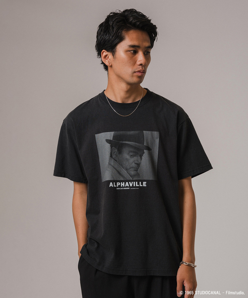 EDIFICE（エディフィス）の「Jean-Luc Godard ウォッシュ加工 プリントTシャツ（Tシャツ/カットソー・メンズ・スミクロ/マルチ/ブラック×ブラック/ブラック系その他/ブラックミックス/ブラック・MEDIUM/LARGE）」の20枚目の写真