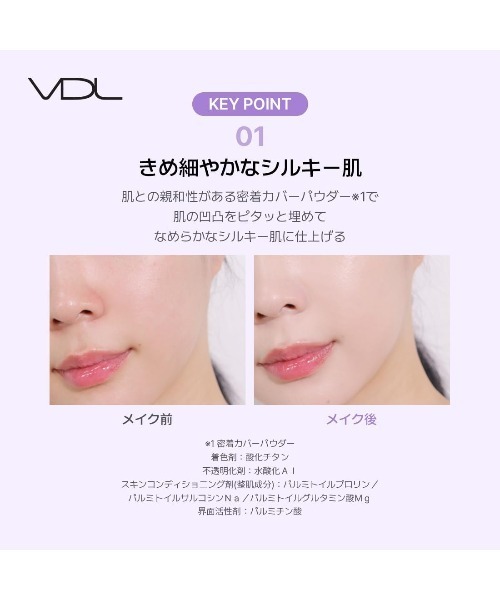 VDL パーフェクティング シルキーフィット カバー クッション