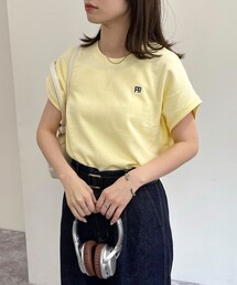 fredy emue | FR刺繍ミニ裏毛フレンチプルオーバー(Tシャツ/カットソー)