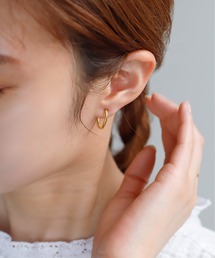 ANEMONE | 【ステンレス】メタルフープイヤリング[直径17mm](イヤリング)