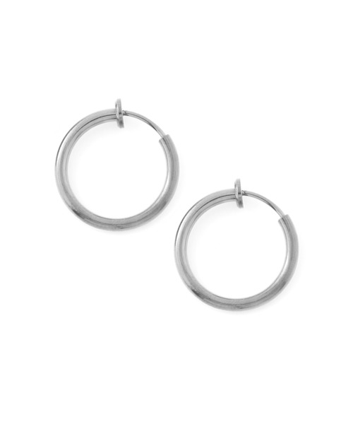 ANEMONE（アネモネ）の「【ステンレス】メタルフープイヤリング[直径17mm]（イヤリング・レディース・ゴールド/シルバー・FREE）」の3枚目の写真