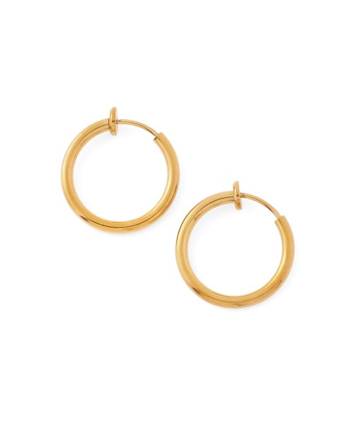 ANEMONE（アネモネ）の「【ステンレス】メタルフープイヤリング[直径17mm]（イヤリング・レディース・ゴールド/シルバー・FREE）」の4枚目の写真