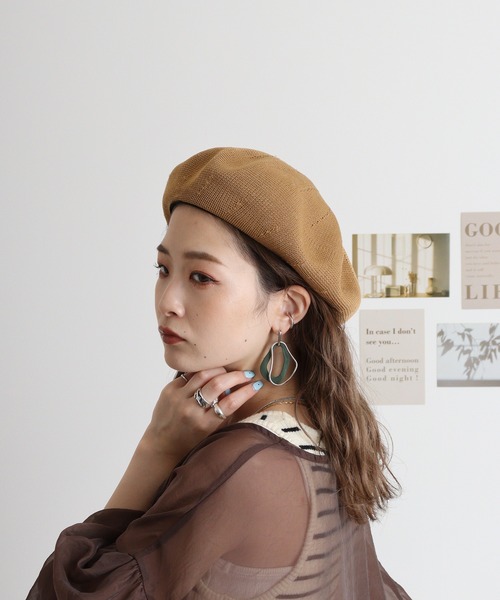 セール】RUCCHE ポリニットベレー（ハンチング/ベレー帽）｜FUNALIVE