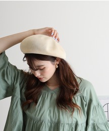 ニット きれいめ」に該当するレディースのハンチング/ベレー帽