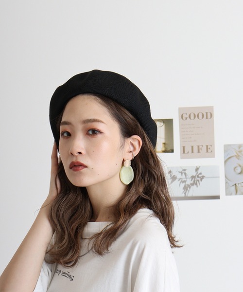 Reversible Knit Beret / リバーシブルニットベレー（ハンチング