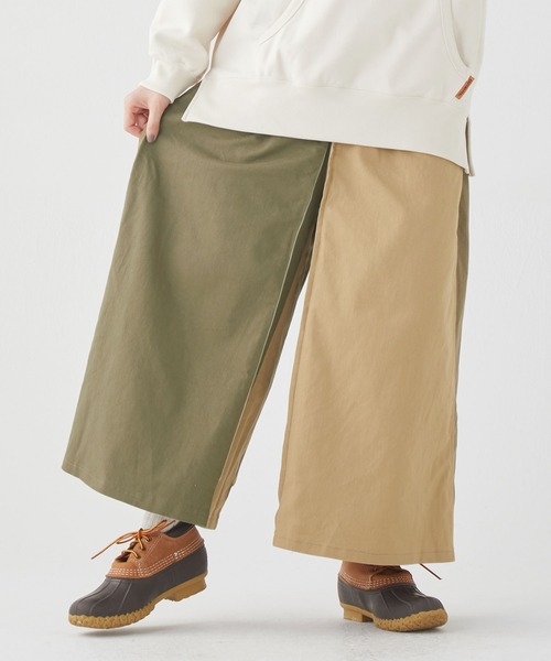 KRIFF MAYER Lady's Collection（クリフメイヤーレディースコレクション）の「2WAY変形パンツスカート（スカート・レディース・カラフル/ベージュ/ナチュラル/ブラック/オリーブ・MEDIUM/LARGE）」の5枚目の写真