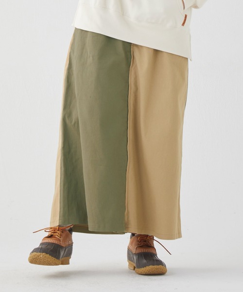 KRIFF MAYER Lady's Collection（クリフメイヤーレディースコレクション）の「2WAY変形パンツスカート（スカート・レディース・カラフル/ベージュ/ナチュラル/ブラック/オリーブ・MEDIUM/LARGE）」の11枚目の写真