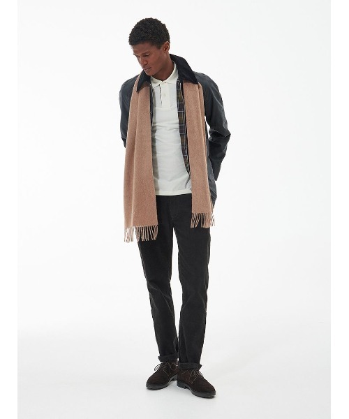 Barbour（バブアー）の「ラムズ ウール ソリッド マフラー（マフラー・レディース・グリーン/ブラック/グレー/ブラウン/オレンジ/ダークグレー/オリーブ・FREE）」の17枚目の写真
