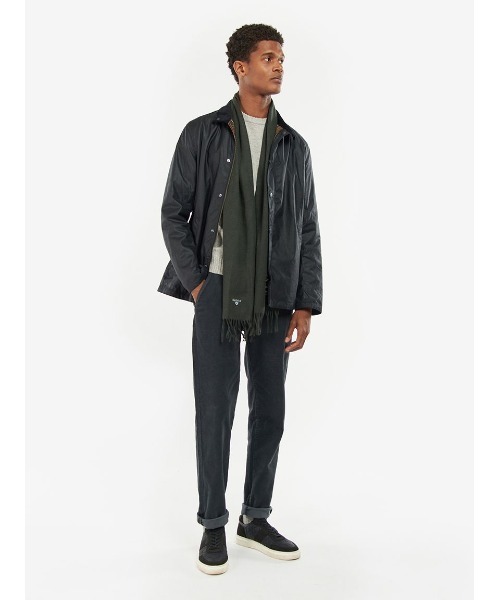 Barbour（バブアー）の「ラムズ ウール ソリッド マフラー（マフラー・レディース・グリーン/ブラック/グレー/ブラウン/オレンジ/ダークグレー/オリーブ・FREE）」の19枚目の写真