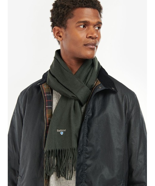 Barbour（バブアー）の「ラムズ ウール ソリッド マフラー（マフラー・レディース・グリーン/ブラック/グレー/ブラウン/オレンジ/ダークグレー/オリーブ・FREE）」の20枚目の写真