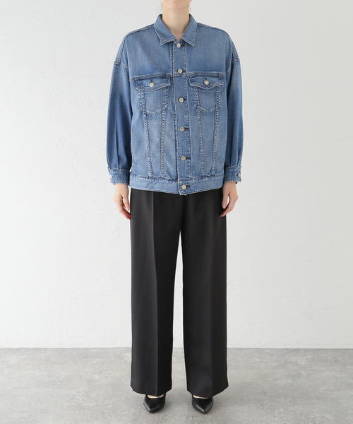 La TOTALITE（ラトータリテ）の「【Healthy denim/ヘルシーデニム】Bran Gジャン（デニムジャケット・レディース・ブルー系その他・FREE）」の6枚目の写真