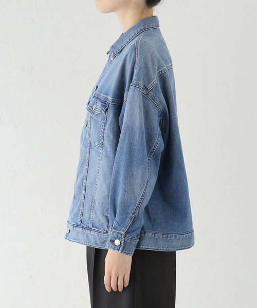 La TOTALITE（ラトータリテ）の「【Healthy denim/ヘルシーデニム】Bran Gジャン（デニムジャケット・レディース・ブルー系その他・FREE）」の8枚目の写真