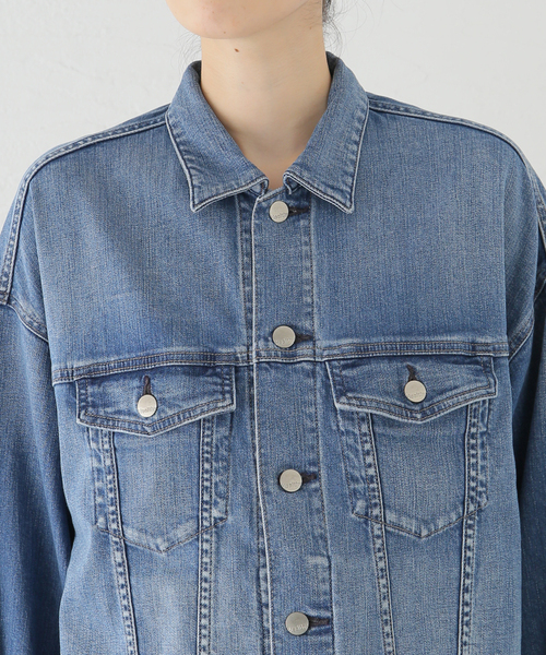 La TOTALITE（ラトータリテ）の「【Healthy denim/ヘルシーデニム】Bran Gジャン（デニムジャケット・レディース・ブルー系その他・FREE）」の10枚目の写真