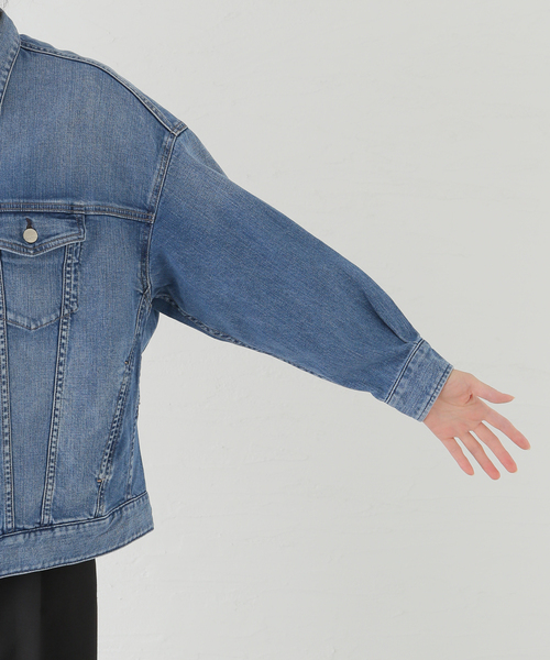 La TOTALITE（ラトータリテ）の「【Healthy denim/ヘルシーデニム】Bran Gジャン（デニムジャケット・レディース・ブルー系その他・FREE）」の12枚目の写真