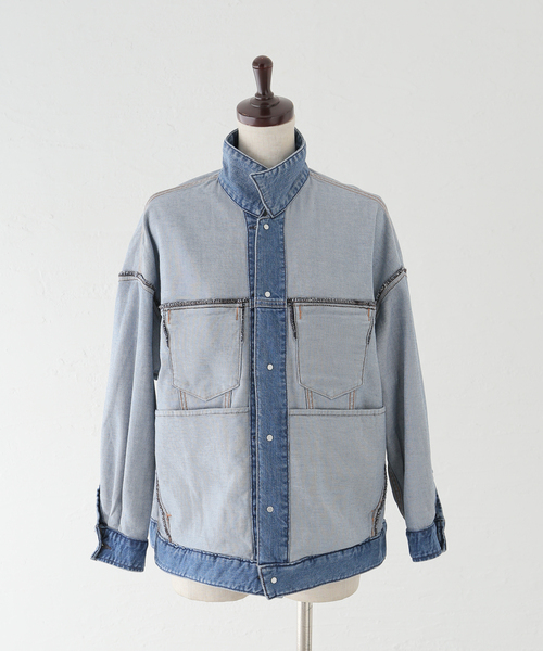 La TOTALITE（ラトータリテ）の「【Healthy denim/ヘルシーデニム】Bran Gジャン（デニムジャケット・レディース・ブルー系その他・FREE）」の18枚目の写真